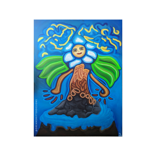 Miss Moonflower Original Painting